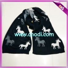 knitting pattern horse scarf