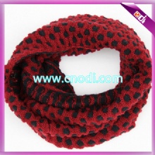 dot knit infinity scarf