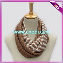 knitted tube scarf