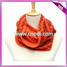 chevron knit tube scarf